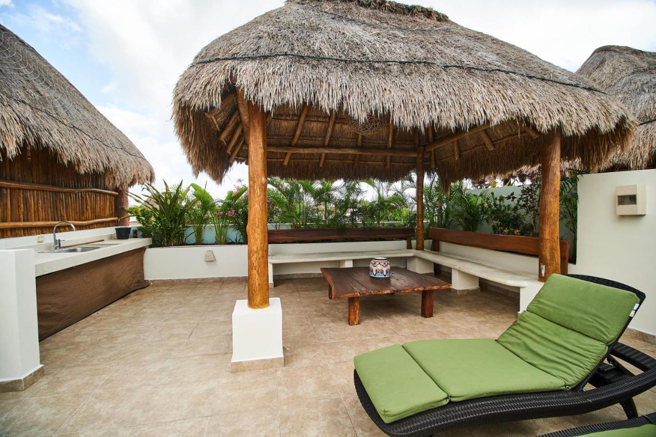 Апартаменты Ph Gatsby - Rooftop & Bbq & Jacuzzi & Beach Club Тулум Экстерьер фото