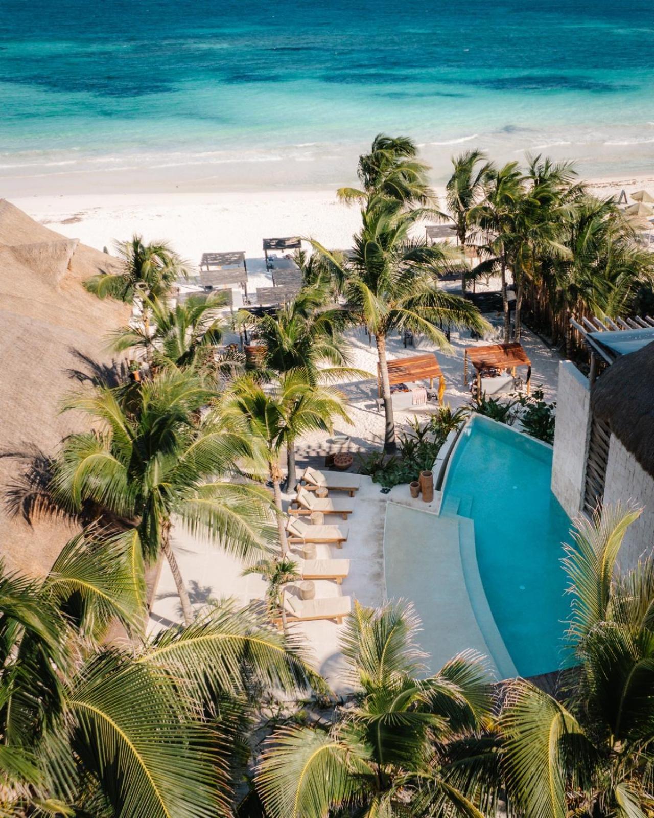 Апартаменты Ph Gatsby - Rooftop & Bbq & Jacuzzi & Beach Club Тулум Экстерьер фото